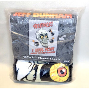 2006 Jeff Dunham Silence! I Keel You! Achmed 45” X 60” Fleece Throw Brand New